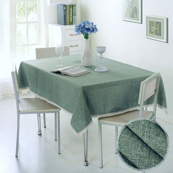 Waterproof Anti-Scald Tablecloth – Coffee, Bedside & TV Table Cover