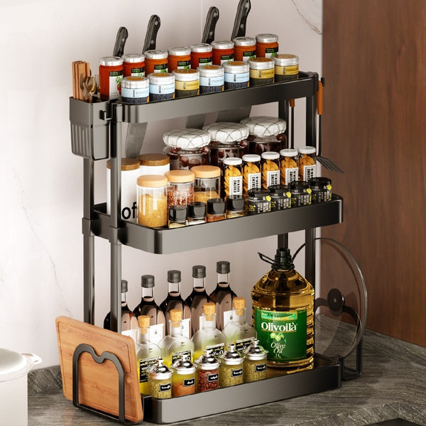 Multi-Layer Kitchen Seasoning Rack Organizer