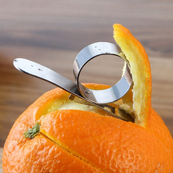 Stainless Steel Ring Peeler for Kitchen Use