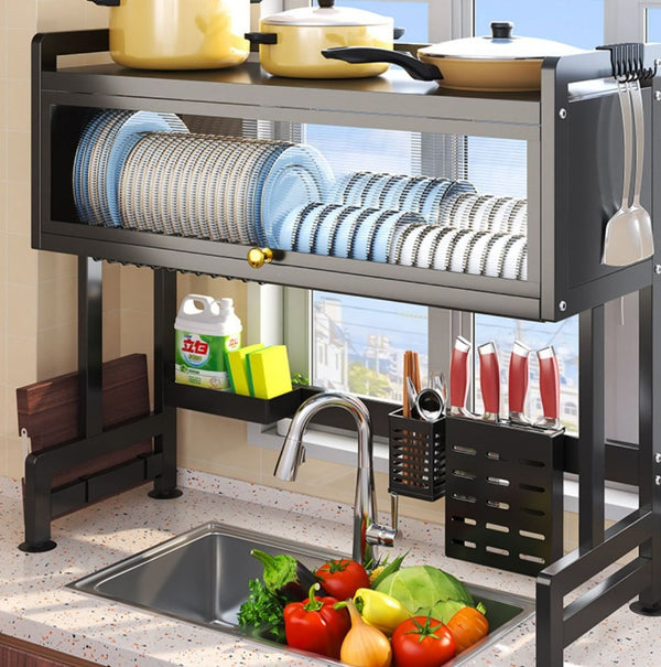 Kitchen Sink Bowl Rack Organizer