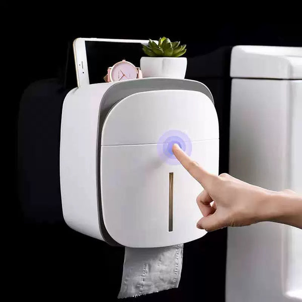 Punch-Free Creative Toilet Waterproof Towel Rack