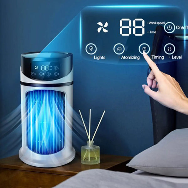 Air Cooler Mobile Air Cooler Portable  Air Conditioner Mobile Multifunction Air Cooler Fan Water Cooling Fan for Office Home