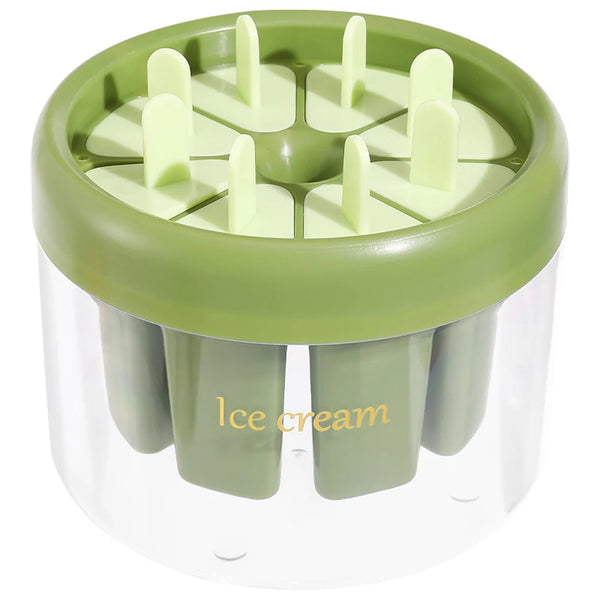 Space Efficient DIY Molds Sturdy Construction Easy Release Eight Compartments Easy Release Popsicle Molds Cream