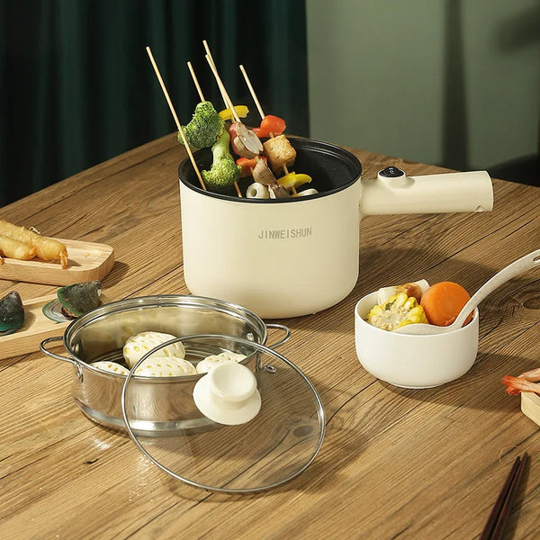 Mini Hot Pot Household Portable Kitchen Appliance Multi Function Non Stick Electric Pot Kitchen Gadgets Marmite de Cuisine