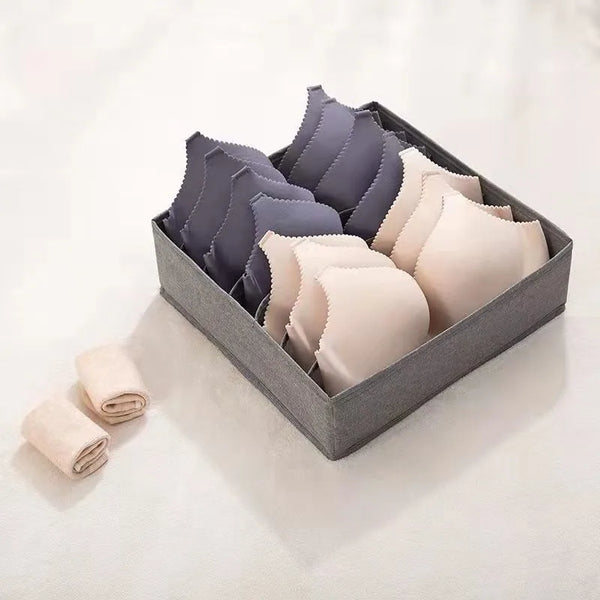 Multi-grid Socks Grid Storage Underwear Storage Washable Wardrobe Storage Underwear Grid Storage Box Organizer Storage Box Cofre