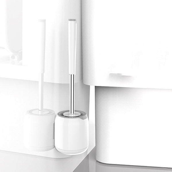 Soft Bristle Toilet Brush with Holder