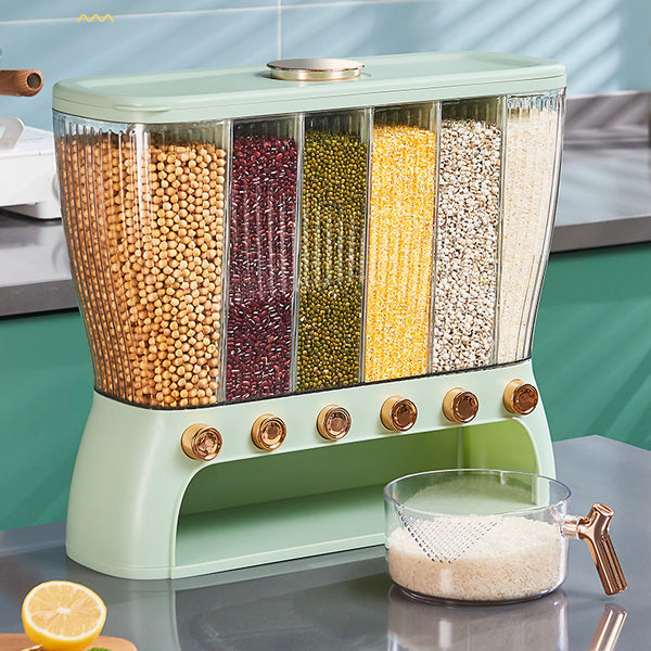 Grains Storage Box with Compartments